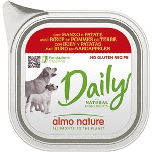 Almo Nature KIT 12x Almo Nature Daily con Manzo e Patate per Cani - 100 g, 12 pezzi - PREZZO A CONFEZIONE