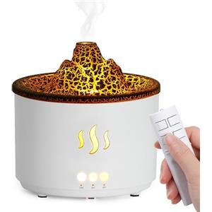 Simpeak Diffusore di Oli Essenziali-Umidificatore di Aromi 400 ml con Telecomando,Led Oli Essenziali Aromaterapia Diffusori Per Casa Soggiorno Ufficio Spa,Spegnimento Automatico,Silenzioso.