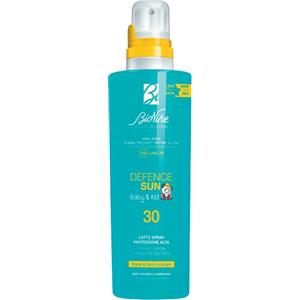 BioNike Defence Sun Baby&Kid Latte Spray SPF30 - Protezione alta per la pelle delicata dei bambini, 200 ml