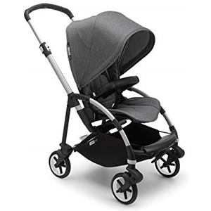 Bugaboo Bee 6, passeggino Our Greatest City, di piccole dimensioni e design compatto, leggero, pieghevole con una sola mano, telaio in alluminio e tettuccio parasole grigio mélange