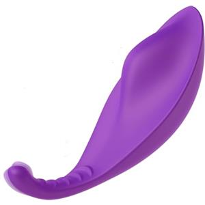 OXSMER Wireless Vībrátòrè Donna con Telecomando StImòlatOre Clitòrīdè, Farfalla Ｖībrante Mạssạggiạtộré Mutanda Ｖībrátòri Wireless Indossabili Sěssúáli per 100% Silicone Impermeabile,Viola