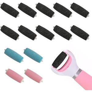 PanBeiQi 14 pezzi per Scholl Velvet Smooth Rotoli di ricambio per la rimozione dei calli Scholl Extra grossolani per lima elettrica dei piedi, pedicure set per la rimozione della pelle dura