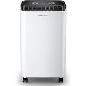 Pro Breeze Deumidificatore a compressore 6L con serbatoio dell'acqua da 2L, asciugatura della biancheria e sensore di umidità - Rimuovi muffa portatile timer 24H per umidità, muffa nera e condensa