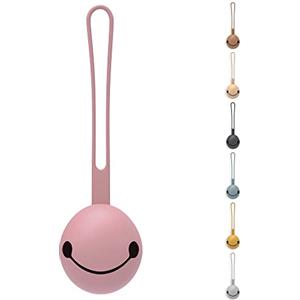 OLGS Scatola portaciuccio per neonati, in silicone, porta ciuccio, per il ciuccio da viaggio sulla borsa fasciatoio Power Rose per bambini