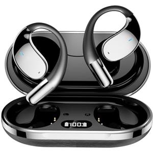 OBEST AI Traduttore Cuffie, Bluetooth 5.4 Traduttore con app, Traduzione in Tempo Reale Cuffie 115 Lingue, HiFi Suono Auricolari di Traduzione Simultanea per Viaggi, D'affari e la Vita Quotidiani