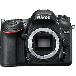 Nikon D7200 body Fotocamera Reflex Digitale, 24,72 Megapixel, Wi-Fi incorporato, NFC, SD 8GB 200x Premium Lexar, colore: nero [Nital card: 4 anni di garanzia]