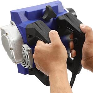 Kaichenyt Piallatrice elettrica da parete, 1300 W, per calcestruzzo, smerigliatrice a rulli, smerigliatrice da parete, fresatrice per muri, larghezza pialla: 15 mm, profondità 4 mm