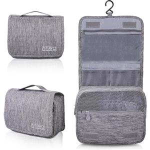 AiQInu Beauty Case da Viaggio, Borsa da toilette da viaggio per Donna Uomo,impermeabile Beauty Case con Gancio per Appendere per Organizzare Oggetti Personali Accessori