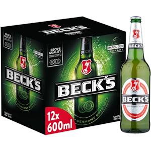 Beck's Pils, Birra Bottiglia - Pacco da 12x60cl