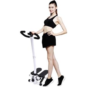 HarBin-Star Mini stepper con manubrio per casa, Up-Down Swing Hometrainer, attrezzo da allenamento fino a 150 kg, allenamento per gambe/braccio, Home Fitness Exercise