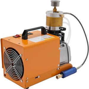 HauTour 4500Psi Pompa Ad Alta Pressione Pcp Compressore Air Pump - 2 Livelli 300 Bar Con Auto Spegnimento - 220V 1800W 30 Mpa