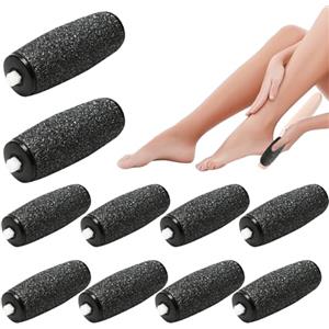 CAIKAILIOR 12 rotoli di ricambio compatibili con Scholl Velvet Smooth, per rimozione di calli Scholl, per ricariche extra ruvide per lima elettrica per pedicure, set per la cura dei piedi per la rimozione della