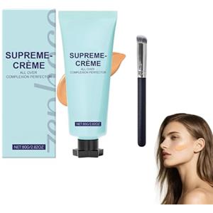 Zynewa Concealer Cream All-Over Perfector, correttore idratizzante & CC Foundation, resistente al sudore e impermeabile, bilanciamento della carnagione a lunga durata, resistente all'abrasione (medie)