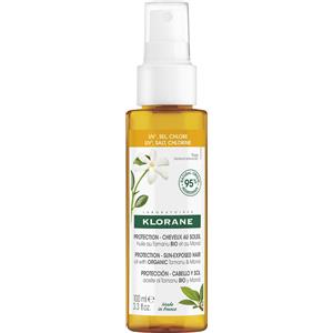 Klorane Olio per Capelli al Tamanu BIO e Monoï - Protezione Solare, Nutriente e Ristrutturante 100 ml