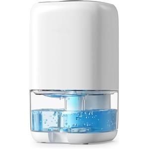 CONOPUPlus Deumidificatore 1000ML, Deumidificatore Casa Muffa con LED a 7 Colori, Compatto, Silenzioso ed Efficiente per Piccoli Spazi, Ideale per Bagno, Armadio