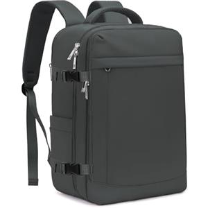 Yankony Zaino Easyjet 45x36x20 Bagaglio a Mano Easyjet 45x36x20 Zaino da Viaggio Aereo 30L Borsa da Cabina per Donna Uomo 15.3 Pollici Porta PC Portatili con Tasca Antifurto per Scuola Lavoro Affari