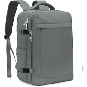 Yankony Zaino Easyjet 45x36x20 Bagaglio a Mano Easyjet 45x36x20 Zaino da Viaggio Aereo 30L Borsa da Cabina per Donna Uomo 15.3 Pollici Porta PC Portatili con Tasca Antifurto per Scuola Lavoro Affari