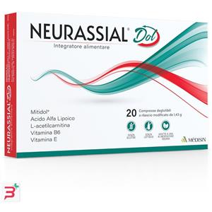 MEDISIN SRL NEURASSIAL DOL 20 COMPRESSE DEGLUTIBILI A RILASCIO MODIFICATO 1,43 G SENZA GLUTINE SENZA LATTOSIO