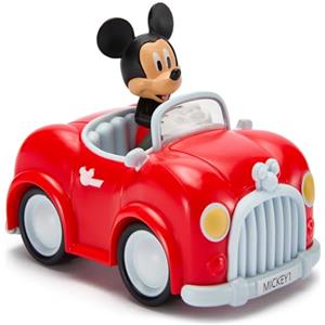 Disney Store Official macchinina di Topolino, 9 x 11 x 20 cm, macchinina Giocattolo Rossa a retrocarica, 3+