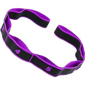 THINCAN Fascia elastica per danza latina, fascia stretch per fitness, fascia di resistenza per esercizi con numeri, cintura pilates pull, fascia per yoga facile da usare