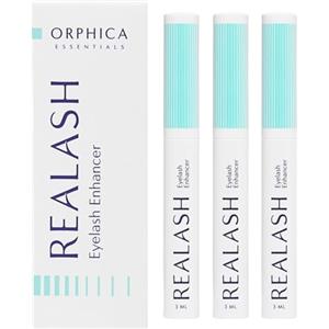 ORPHICA Realash, siero per ciglia 3 x 3 ml, balsamo per ciglia, siero per rafforzare le ciglia, infoltire le ciglia ed estendere le ciglia, prodotto per la cura delle ciglia