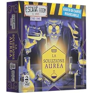 Cranio Creations - Escape Room Card Game, La Soluzione Aurea, Un'Escape Room Rigiocabile, Edizione in Lingua Italiana