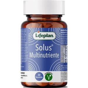 LIFEPLAN Solus Multinutriente 30 Tavolette - Integratore con Vitamine B, Minerali e Sostanze Botaniche per il Benessere Quotidiano