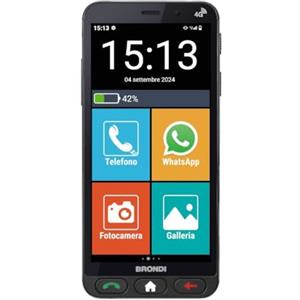 Brondi Chi Parla BRONDI Amico Vero 4G - Telefono cellulare Senior