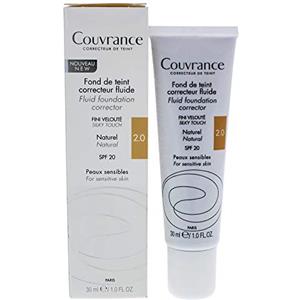 Avene 70001 Couvrance Fondotinta Correttore Fluido, Colore Naturale, 30 ml