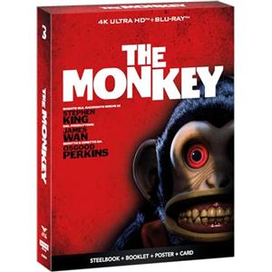 Eagle Pictures The Monkey - Ultra Limited Edition 4K Steelbook con Slipcase Numerata, Blu-Ray e Booklet