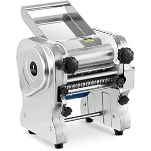 Royal Catering Sfogliatrice Elettrica Macchina Per Fare La Pasta Fresca RC- EPM180 (18 cm, 1-14 mm, 550 W, Acciaio Inox)