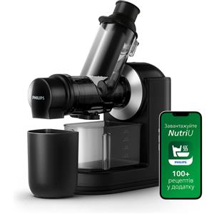Philips Viva Collection Estrattore di Succo HR1889/70 Nero Argento Apertura XL 70mm