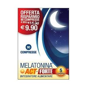 F&F Srl Melatonina ACT Forte 5 Complex 90 compresse sonno rapido e riposo
