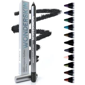 Wonderskin 1440 Matita Eyeliner Waterproof Con Glitter Neri A Lunga Tenuta - Matita Eyeliner Temperabile (Tartufo Nero)