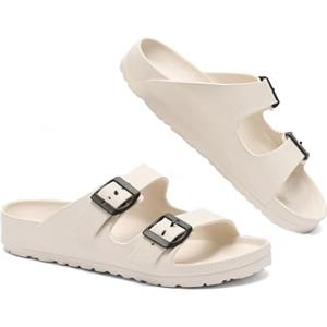YUHITYGZGS Sandali Donna Uomo Estive Piscina Mare Spiaggia Casa Ciabatte Sportivi Ortopediche Sandalo Giardini Trekking Pantofole Morbide Eva Foam Slides Comode Platform Slippers Mules