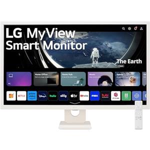 LG 32SR50F Smart Monitor 32" Full HD LED IPS, 1920x1080, Audio Stereo 10W, 2x HDMI, 1x USB, WiFi, Miracast, AirPlay, Bianco