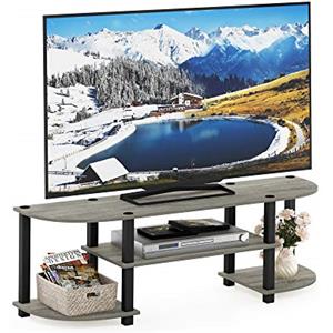 Furinno Turn-S-Tube Mobile Porta TV, Grigio