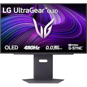 LG UltraGear OLED 27GX790A Monitor Gaming 27", QHD (2560x1440), OLED, 480Hz, 0,03ms (GtG), G-Sync, FreeSync Premium Pro, HDR True Black 400, HDMI 2.1, DisplayPort 2.1, Nero