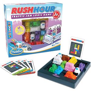 ThinkFun Rush Hour Junior - Gioco da Tavolo Logico per Bambini 5 Anni, 1 Giocatori, 40 Sfide, Edizione in Italiano