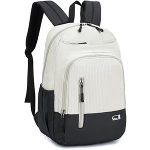 BAGZY Zaino Ryanair 40x20x25 Zaino da Viaggio Aereo Bagaglio a Mano Piccolo Zaini Antifurto Borsa Da Cabina Impermeabile Zainetto Porta PC per College Scuola Donna Uomo Riso Nero