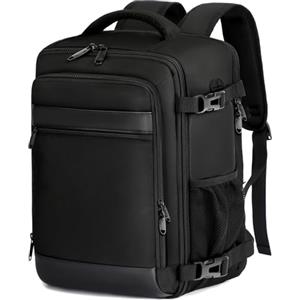KLOSTAIN Zaino Ryanair 40x20x25 da Viaggio Aereo Bagaglio a Mano 20L Borsa da Cabina per Uomo e Donna, Lavoro, Trekking, Scuola, 14 Pollici Porta PC Dayback Nero
