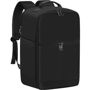 OTAHGK Borsa da Cabina 40x20x25 per Ryanair, Zaino da Viaggio Sotto il Sedile, Bagaglio a Mano 20L, Borsa per Computer Portatile - Nero