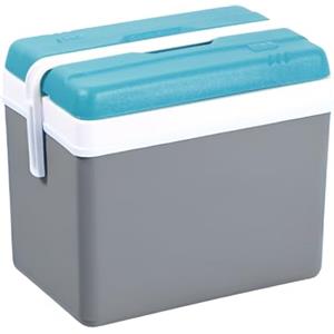 Kamai Coolbox Frigo passivo 35L - Contenitore isolante portatile senza corrente, scatola da campeggio per auto, picnic e spiaggia - Ghiacciaia compatta con coperchio - Kamai Coolbox (grigio)