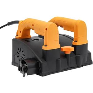 KAUITOPU Fresa elettrica per calcestruzzo, 1200 W, 1000 - 4000 giri/min, fresatrice per muri, 1 - 4 mm di profondità, 15 cm di larghezza, pialla da parete