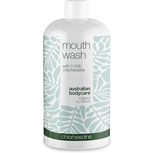 Australian Bodycare Collutorio 0,12% con Clorexidina e Olio di Tea Tree - 500 ml per un'Igiene Orale Sana e Fresca