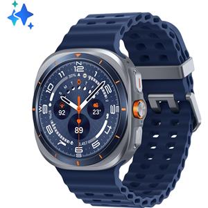 Samsung Galaxy Watch Ultra 2025 (Titanium Blue, LTE, 47mm) Smartwatch Galaxy AI, Design resistente agli urti, Batteria a lunga durata, Cassa in titanio di grado aerospaziale GARANZIA ITALIA