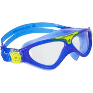 Aquasphere Vista JR Occhialini da Nuoto, maschera da piscina per bambini dai 6 anni in su con protezione UV e guarnizione in silicone, lenti anti-appannamento e anti-perdite per ragazzi e ragazze