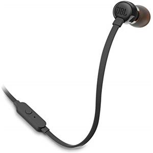 JBL T110 Intra-Auricolari con Comando e Microfono Universale, Nero, Model T110