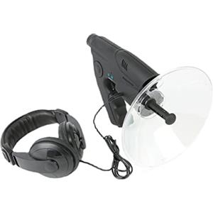 Jorzer Microfono Parabolico Monoculari 8x a Distanza Lunga Uccelli Che Ascoltano Microfono Direzionale, Microfono Parabolico Monoculare, Telescopio Ad Ascolto Di Uccelli, Microfono Direzionale Del Piatto