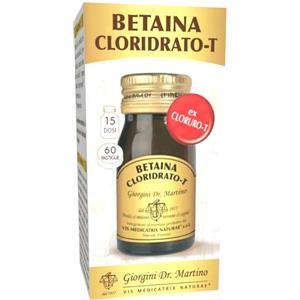 Dr. Giorgini Betaina Cloridrato-T 60 Pastiglie - Favorisce la Digestione e il Metabolismo dell'Omocisteina